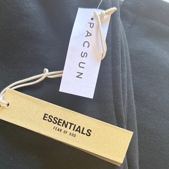 Essentials Black Lounge Pants - Picture 4 of 8